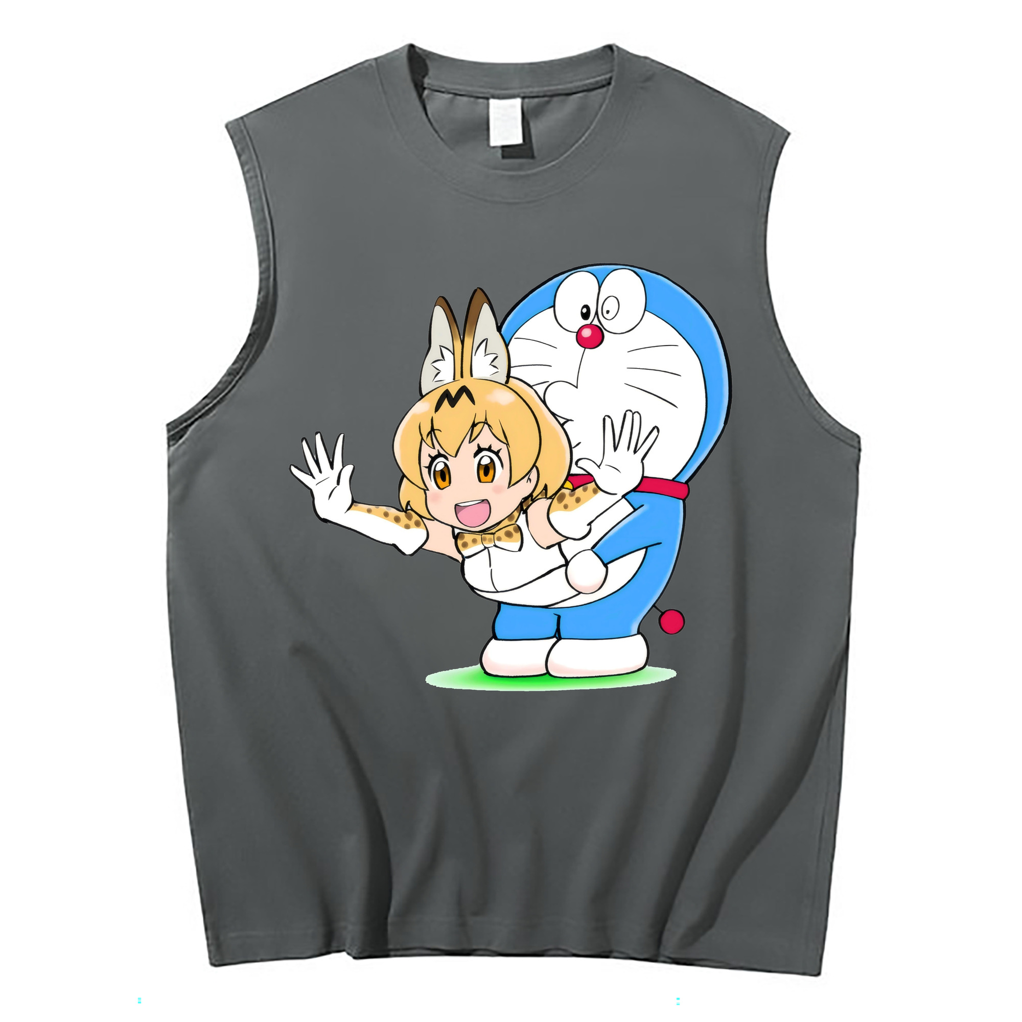 （画像用） ドラえもん Doraemon コットン100％タンクトップ（フロントプリント）